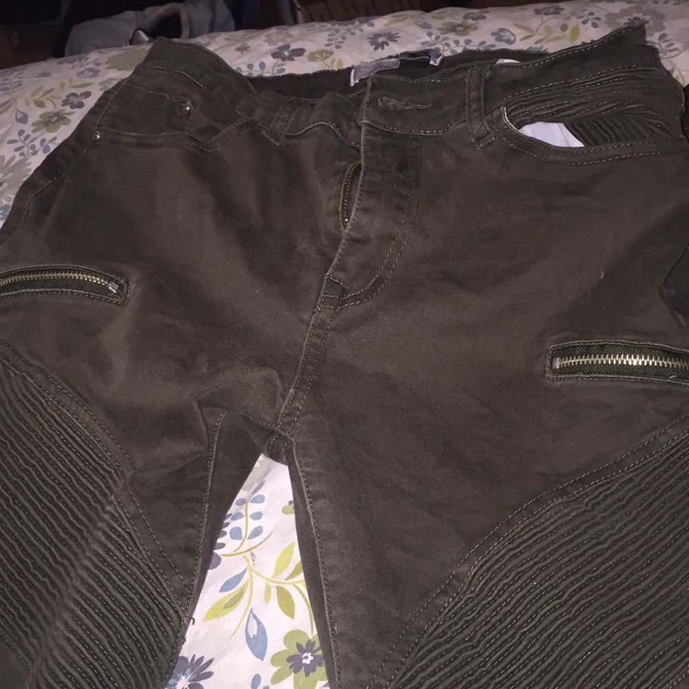 Blue topic cargo jeans